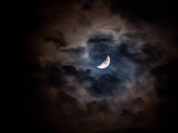 istock Mystical Crescent Moon in the Night Sky 2192507729