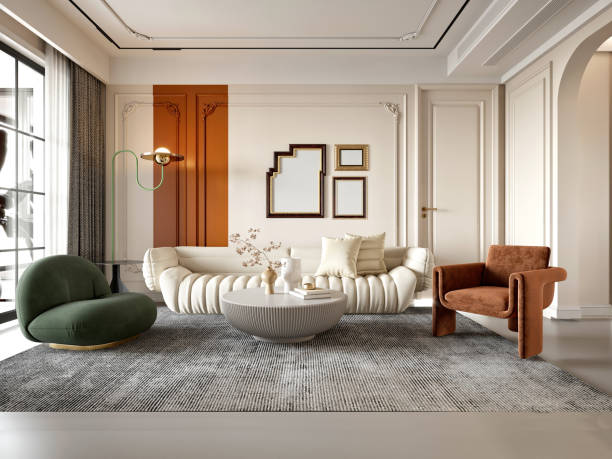 istock 3d render of modern living room 2192508144