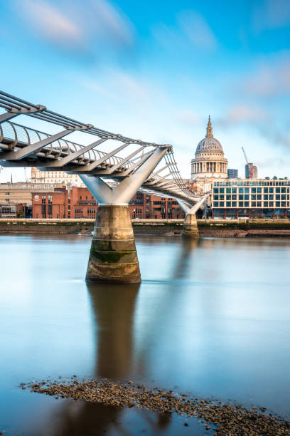 istock St Paul's Cathedral and Millennium Bridge in London 2192508445