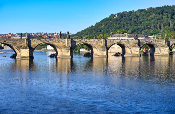 istock Charles bridge over Vltava river in Prague, Czech republic 2192512458