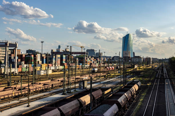 istock Industrial station with trains and containers 2192520240