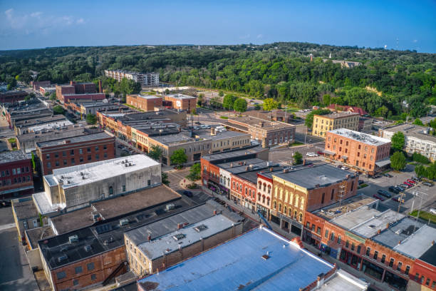 istock Aerial View of Faribault, Minnesota during Summer 2192523352