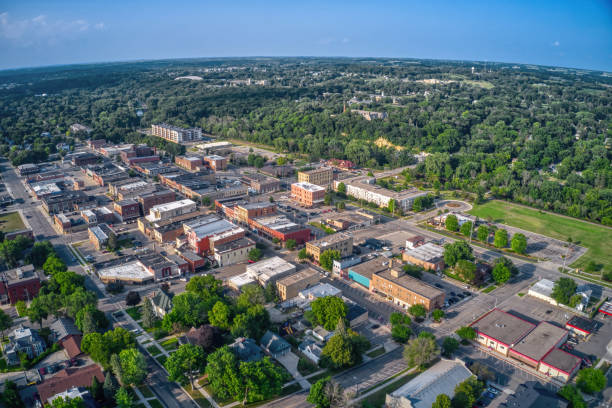 istock Aerial View of Faribault, Minnesota during Summer 2192523353