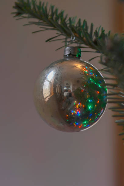 istock Silver Ball Christmas Ornament 2192524370