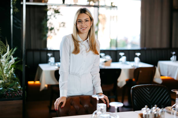 istock Female business owner at a restaurant 2192525126