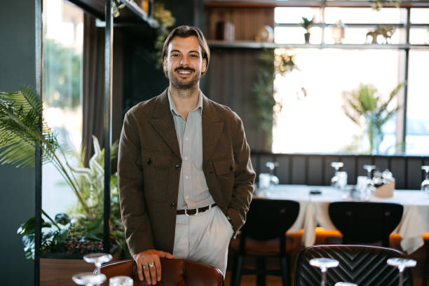 istock Male business owner at a restaurant 2192525132