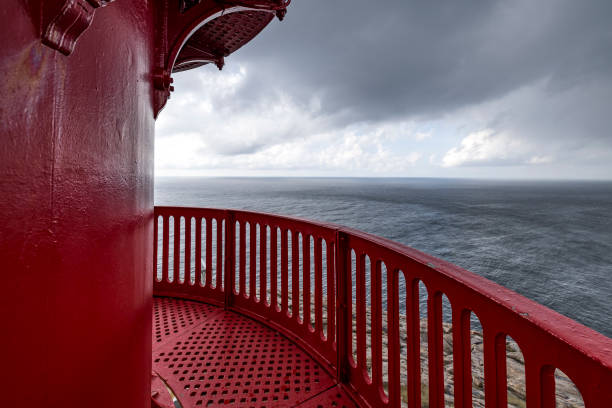 Spiral staircase in a lighthouse in Florida