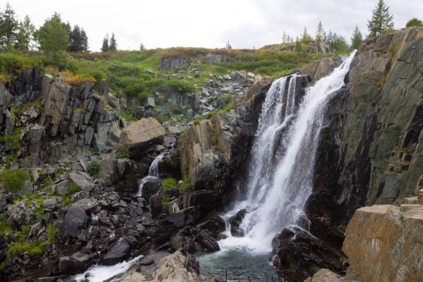 istock Turgen waterfall, Altai Tavan Bogd National Park, Mongolia 2192529826