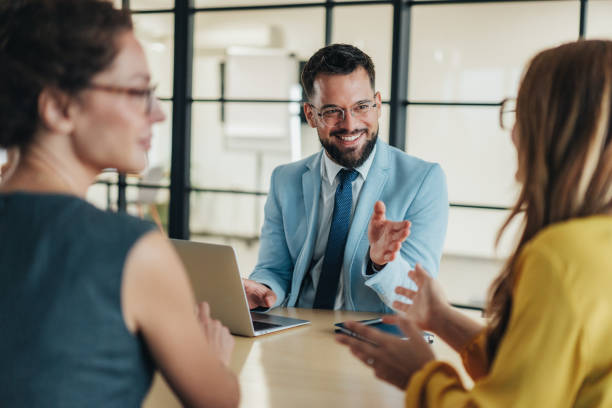 istock Hr manager having job interview at office 2192529881