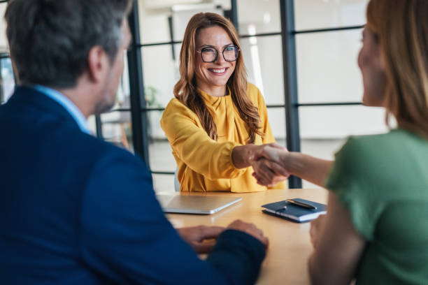 istock Handshake for the new agreement 2192529884