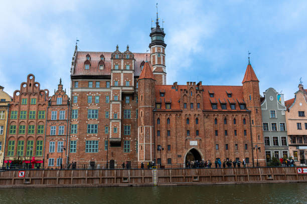 Brda river with Mill Island, Bydgoszcz, Poland