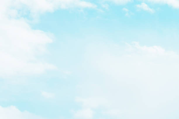 istock Blue pastel sky with white cloud. Beautiful sky in the morning. 2192537712
