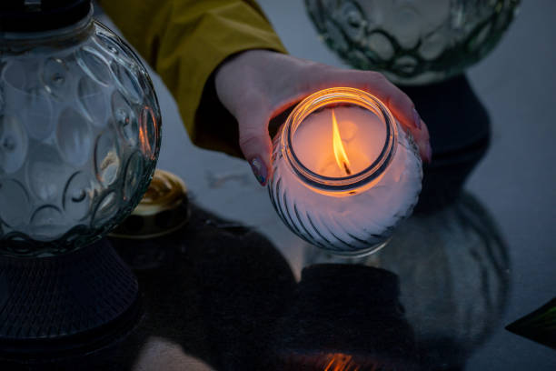 istock Candlelight creates a beautiful reflection, setting the mood on a truly serene evening 2192537730