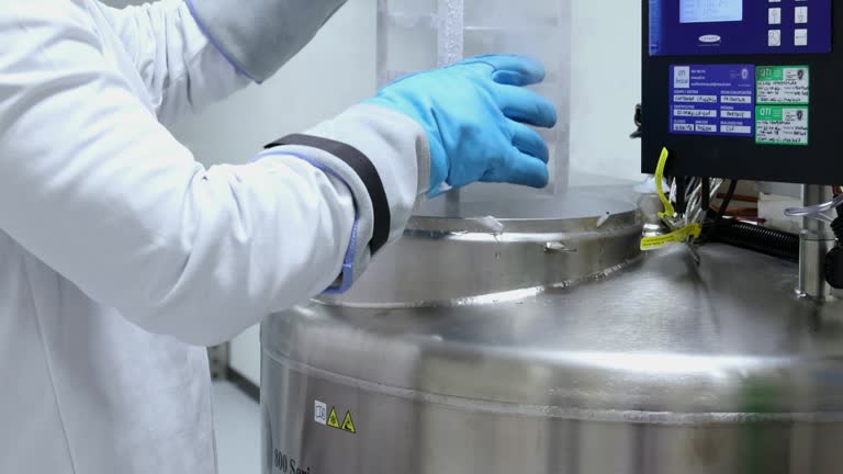 Cryo Lab 100+ Cryogenic Storage Tanks Stock Videos and Royalty-Free Footage - iStock