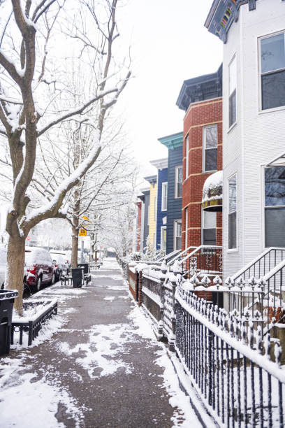 istock Sidewalk in Winter in Residential Brooklyn NYC 2192557303