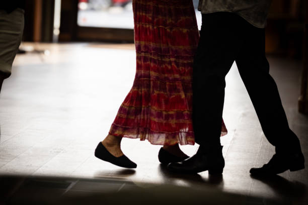 istock Salsa Dancer's feet in Motion 2192560937