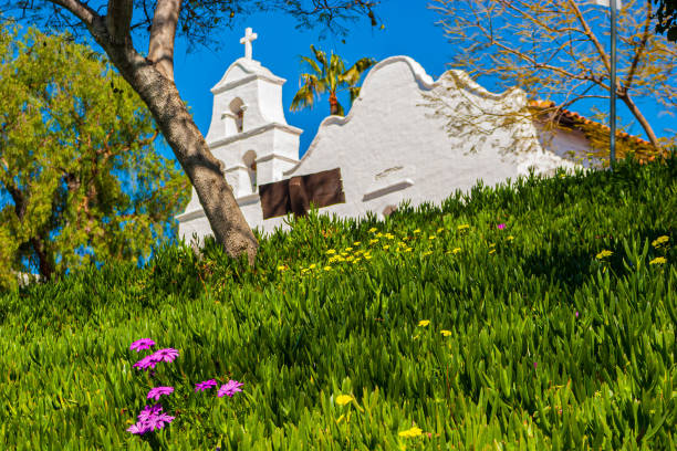 Spanish influenced architecture in Old Town, San Diego California