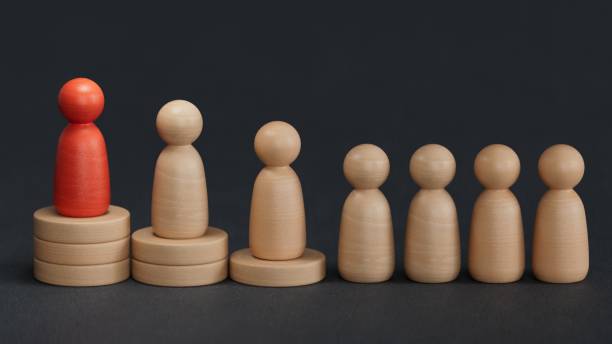 istock reden chess pawn.Customer Lifecycle Management concept.3D rendering on black background. 2192581748
