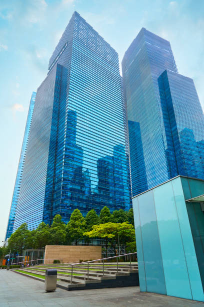 istock Modern skyscrapers rising in singapore's financial district 2192582851