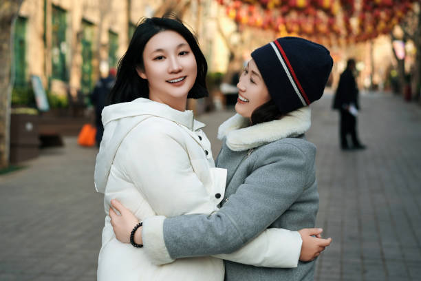 Heartwarming Moments Between Friends in a Festive Setting