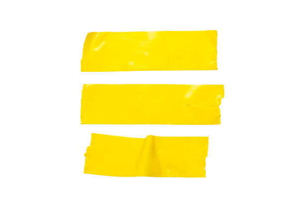 istock Yellow masking tape separated from backgroun, clipping path 2192593179