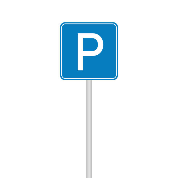istock Parking Lots Sign or Parking Symbol in Parking Concept. 2192598493