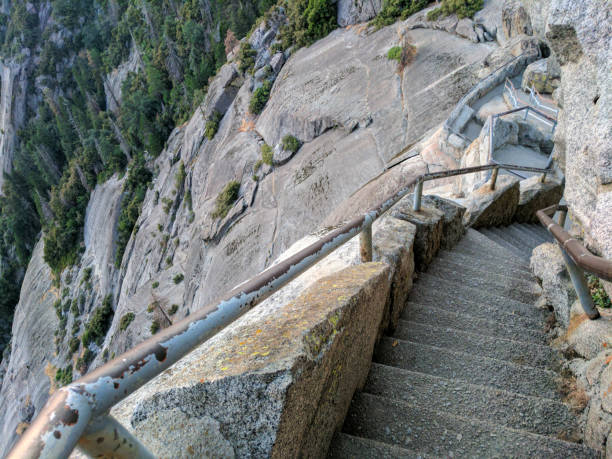 istock Winding Staircase Carved Into A Rock 2192602295