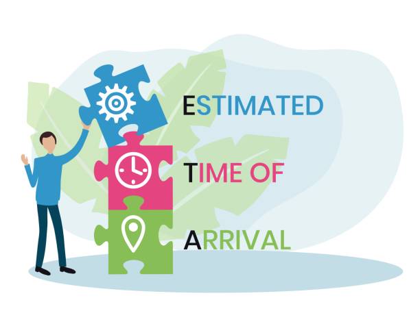 Arrival Time Visual 100+ Estimated Time Of Arrival Stock Illustrations, Royalty-Free Vector ...