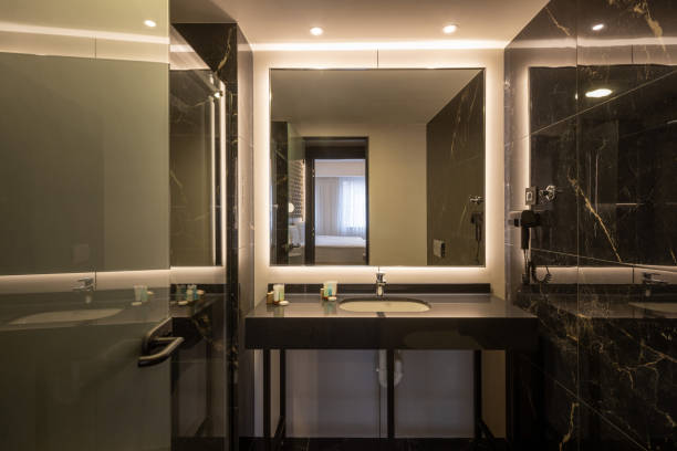 istock Interior of a modern hotel bathroom 2192615732