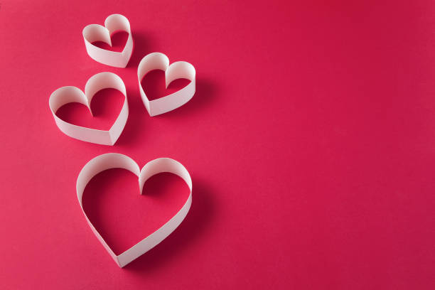 Heart Shaped Papers for Valentine's Day