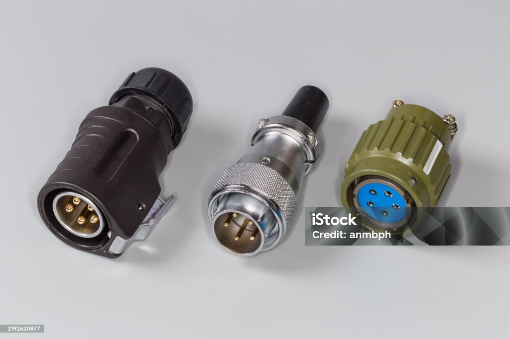 Plug Socket Collection Industrial Electrical Plugs And Socket With Different Couplings Design ...