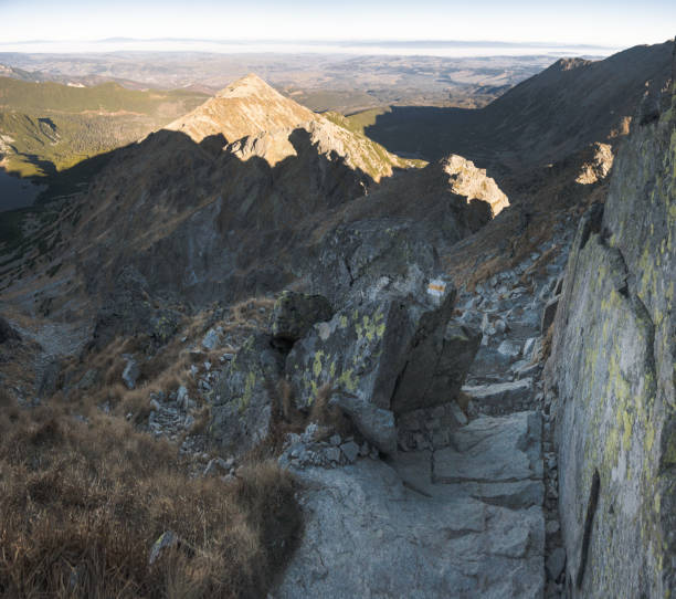 istock A winding high mountain trail in the High Tatras. 2192622068