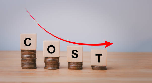 istock Cost reduction strategies for managing decreasing coin stacking impacts on product pricing profit margins inflation and economic recession 2192625475