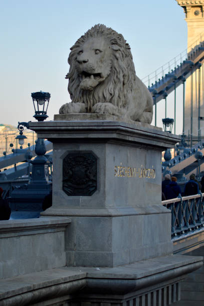istock Chain Bridge in Budapest in daylight 2192627358