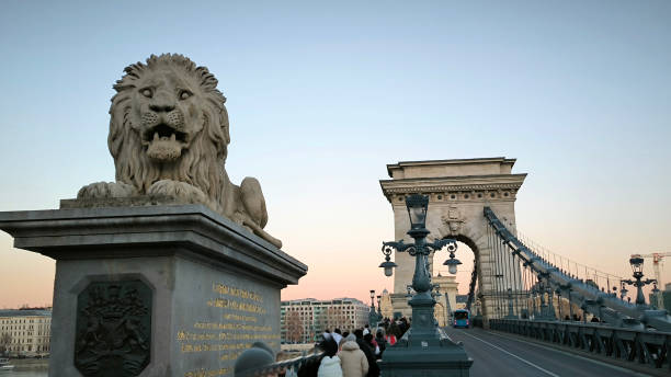 istock Chain Bridge in Budapest in daylight 2192627456
