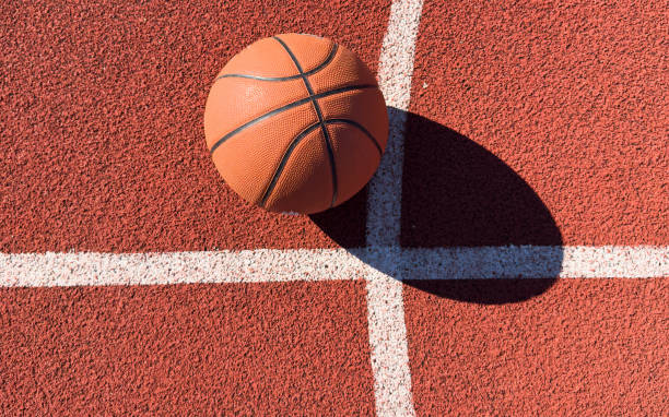 istock the basket ball on the floor 2192629464