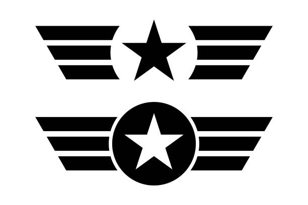 istock Star with wings icon. Army symbol. Military symbol concept. 2192636277