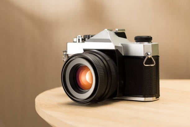 istock A vintage film camera sits elegantly on a table, showcasing timeless craftsmanship. 2192655129