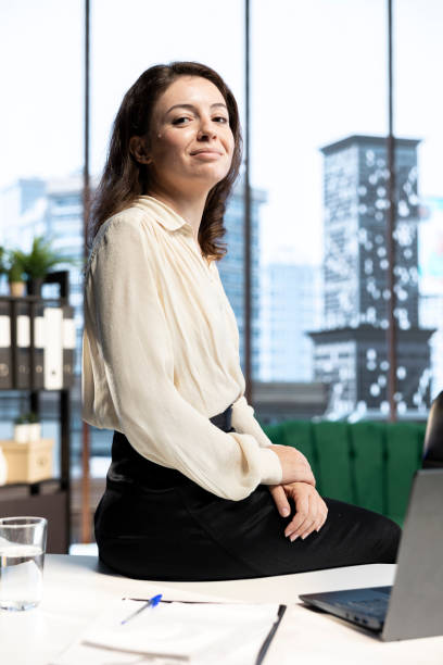 istock Portrait of goal oriented successful leader on office posing with authority 2192656144