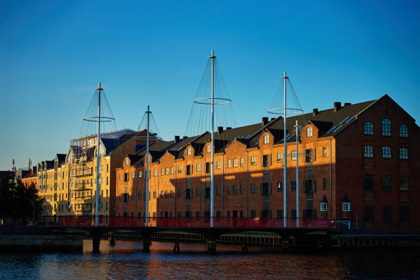 istock Circle Bridge or Cirkelbroen in Copenhagen at sunset 2192656809