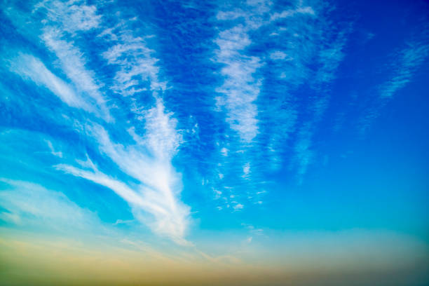 Blue sky and cloud background