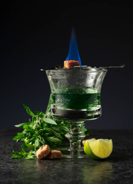 istock Burning sugar on a glass with absinthe. 2192662140