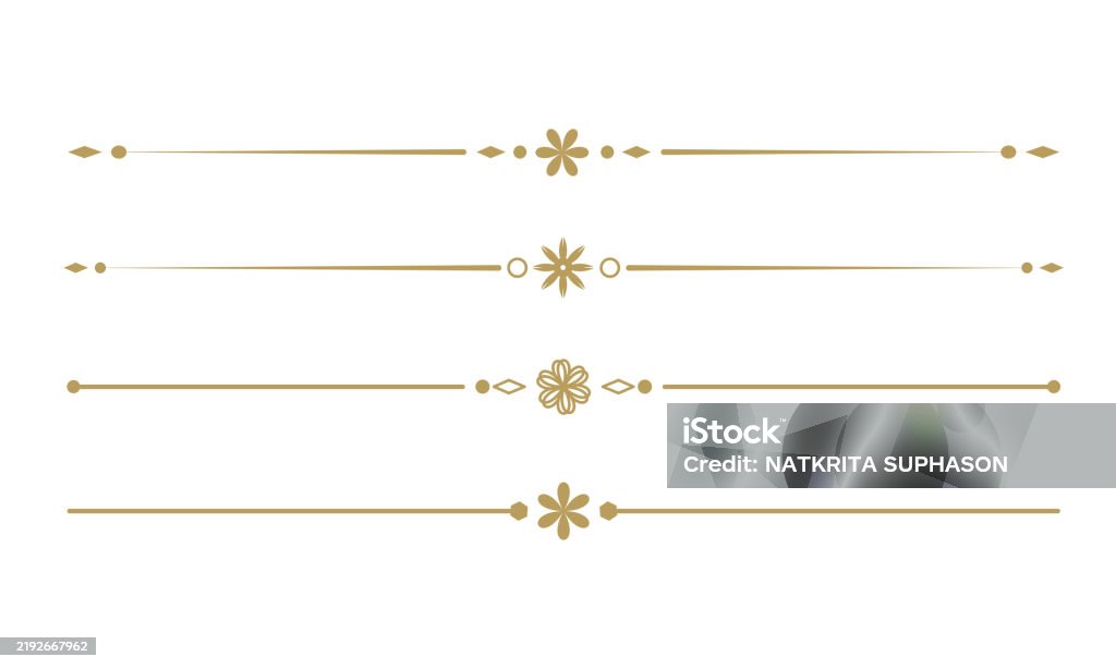 Script Divider Line Text Divider Vectors Separator Vintage Decorative Line Stock ...