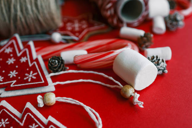 istock Christmas background with festive seasonal decor 2192675113