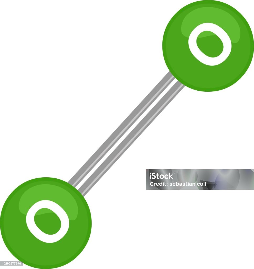 O2 Vector Structure Illustration Oxygen O2 Molecular Structure Stock Illustration ...