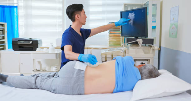 istock elder receive kidney ultrasound 2192678577