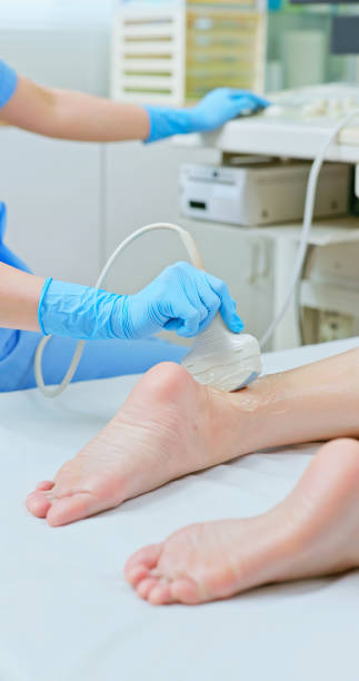 istock female ankle injury ultrasound 2192678802