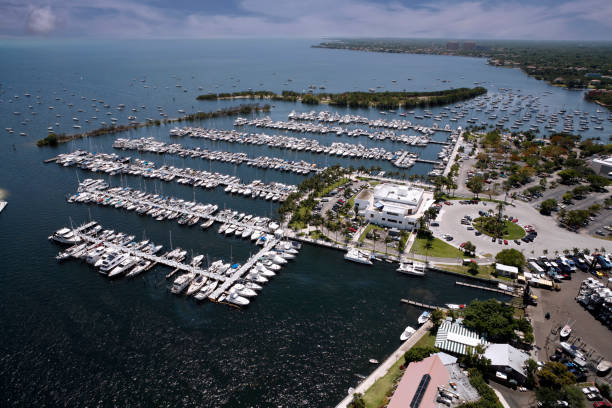 istock Aerial View of Marina 2192681375