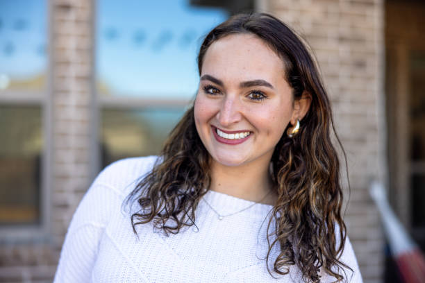 istock Pretty young hispanic woman smiling 2192682787