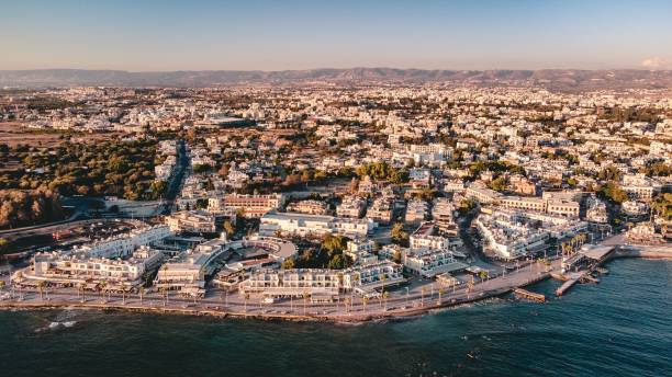istock Aerial view of Paphos coastal cityscape. 2192687741